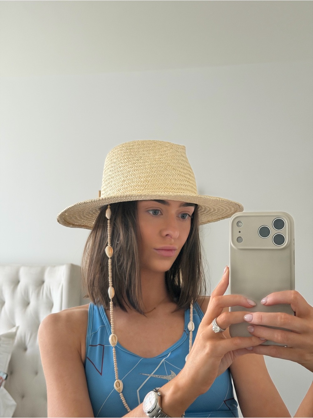 Lack Of Color Seashell Fedora Hat Size Small - Picture 5 of 5